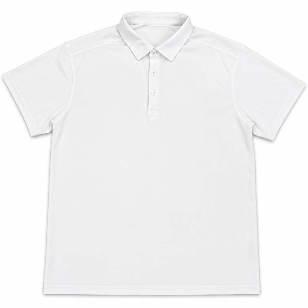 Rhone  Regatta Pique Polo Men's White Performance Golf Shirt Large